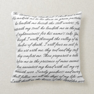 Psalms 23 Pillow Kussen