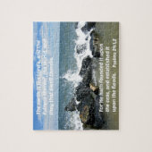 Psalms 24:1.2 De aarde is van de Heer en de Legpuzzel (Verticaal)