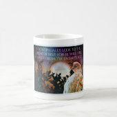 Psalms 25:15 Bijbel met Vrouw Quail Koffiemok (Center)