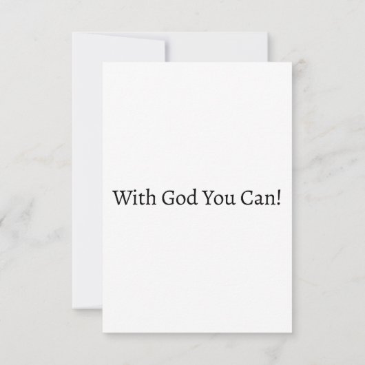 Psalms 27:14 KJV Bijbelscriptgroet Kaart (Achterkant)