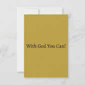 Psalms 27:14 KJV Bijbelscripts Pic Greeting Kaart (Achterkant)