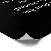 Psalms 28:7 - Poster art (Hoek)