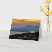 Psalms 33:18 Inspirerend Kaart (Gele Bloem)