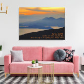 Psalms 33:18 Inspirerend Rek Canvas afdrukken (Insitu (Woonkamer))