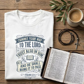 Psalms 37:5 Inspirational Christian T-shirt