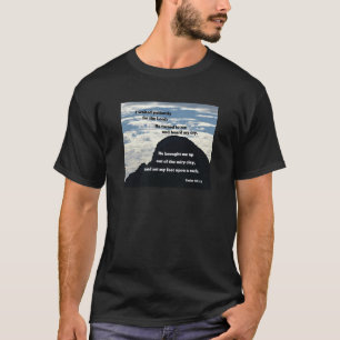Psalms 40:1.2 Ik wachtte geduldig op de Heer... T-shirt