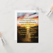 Psalms 51:1-3 Bijbel Verse Scripture Flatgroet Kaart (Voorkant / Achterkant in situ)