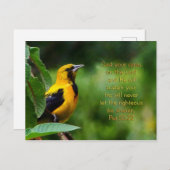 Psalms 55:22 Inspirerend Briefkaart (Voorkant / Achterkant)