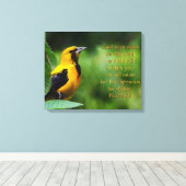 Psalms 55:22 Inspirerend Canvas Afdruk (Insitu (Houten vloer))