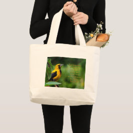 Psalms 55:22 Inspirerend Grote Tote Bag