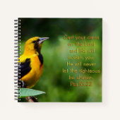 Psalms 55:22 Inspirerend Notitieboek (Voorkant)