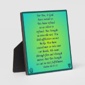 Psalms 66:10-12 fotoplaat (Voorkant)