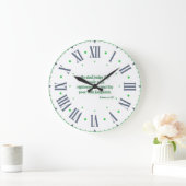 Psalms 72:2 KJV Bijbel Romeins cijfer Grote Klok (Huis)