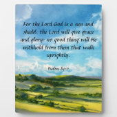 Psalms 84:11 Plaque Fotoplaat (Voorkant)