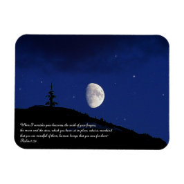 Psalms 8:3,4 Inspirerend voor scripts Magneet