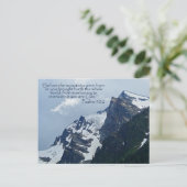 Psalms 90:2 Rocky Mountains Inspirerend Briefkaart (Staand voorkant)