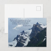 Psalms 90:2 Rocky Mountains Inspirerend Briefkaart (Voorkant / Achterkant)