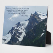 Psalms 90:2 Rocky Mountains Inspirerend Fotoplaat (Zijkant)