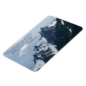 Psalms 90:2 Rocky Mountains Inspirerend Magneet (Linkerzijde)