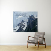 Psalms 90:2 Rocky Mountains Inspirerend Wandkleed (In Situ (horizontaal))
