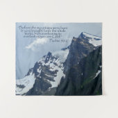Psalms 90:2 Rocky Mountains Inspirerend Wandkleed (Voorkant (horizontaal))