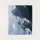 Psalms 90:2 Rocky Mountains Inspirerend Wandkleed (Voorkant)