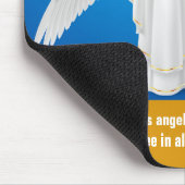 Psalms 91:11 Mousepad Muismat (Hoek)