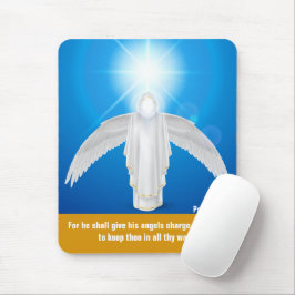 Psalms 91:11 Mousepad Muismat