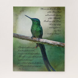 Psalms 91:1 = 4 Inspirerend Legpuzzel