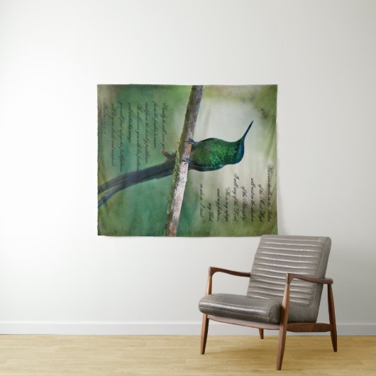 Psalms 91:1-4 Inspirerend Wandkleed (In Situ (horizontaal))