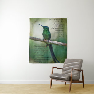 Psalms 91:1-4 Inspirerend Wandkleed