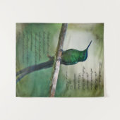 Psalms 91:1-4 Inspirerend Wandkleed (Voorkant (horizontaal))