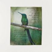 Psalms 91:1-4 Inspirerend Wandkleed (Voorkant)