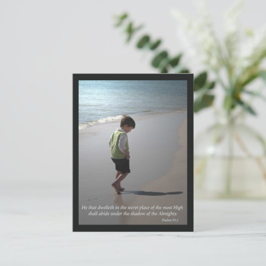 Psalms 91:1 briefkaart (Staand voorkant)