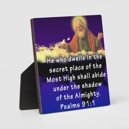 Psalms 91:1 fotoplaat (Voorkant)