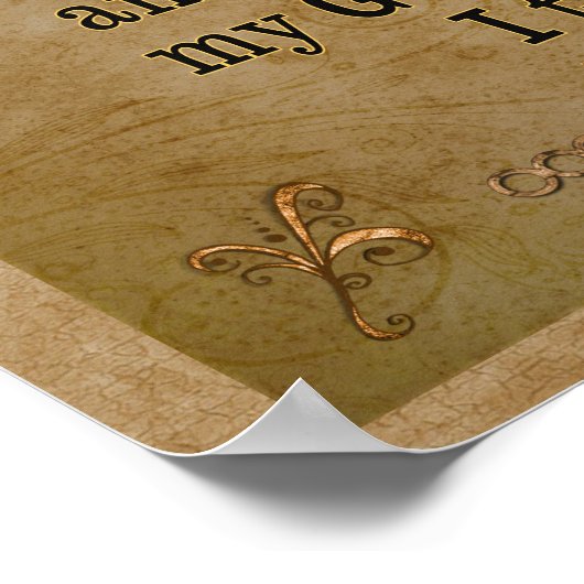 Psalms 91:2 Art Print - Mijn toevluchtsoord Mijn f (Hoek)