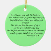 Psalms 91:4-6 Ornament (Voorkant)