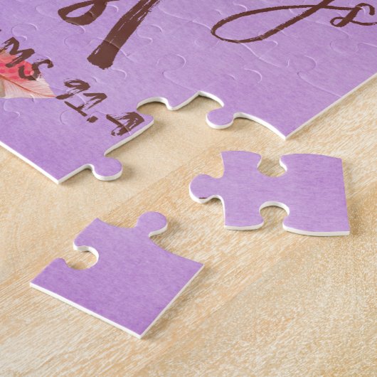 Psalms 91.4 Bijbel Verse Legpuzzel (Zijkant)