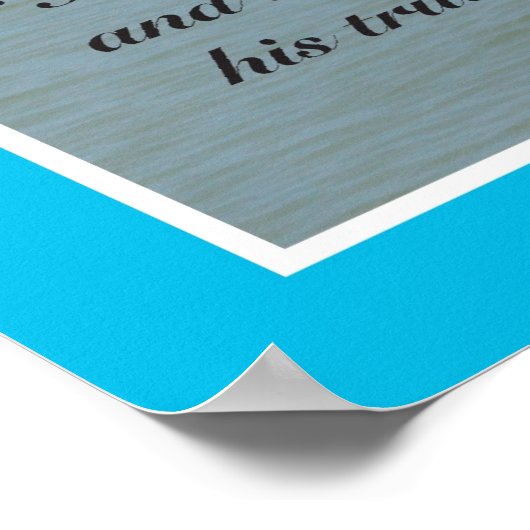 Psalms 91:4 Manuscript Print (Hoek)