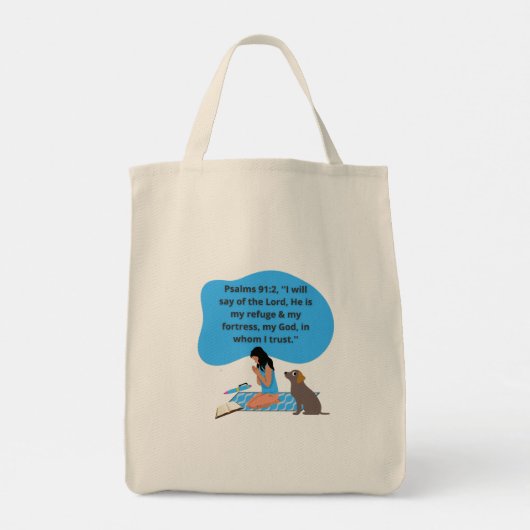 Psalms 91 tote bag (Achterkant)