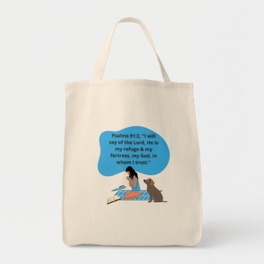Psalms 91 tote bag (Voorkant)