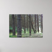 Psalms 96:12 Inspirerend Canvas Afdruk (Voorkant)