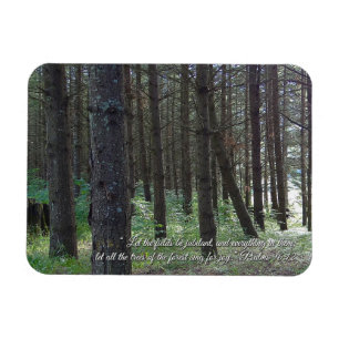 Psalms 96:12 Inspirerend Magneet