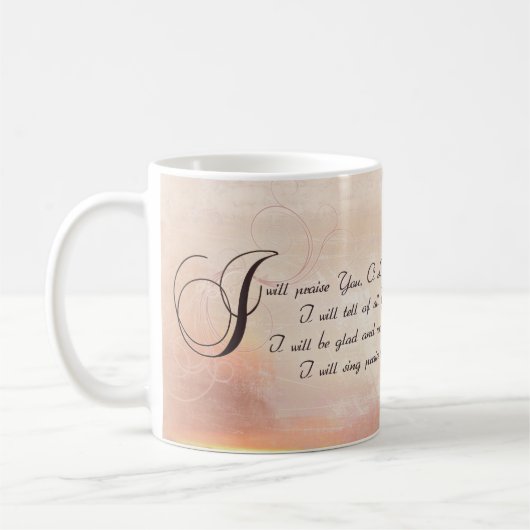 Psalms 9:1-2 - Ik zal de Heer met mijn Koffiemok (Links)