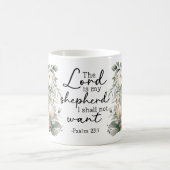 Psalms Bible Verse Floral Coffee Mug Koffiemok (Center)