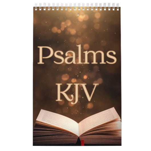 Psalms Bijbel vergroot Collectie wandkalender Kalender (Hoes)