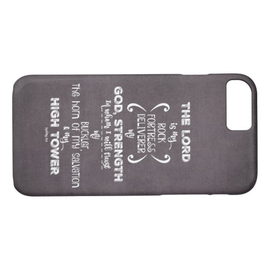 Psalms bijbelse versie Case-Mate iPhone case (Achterkant (Horizontaal))