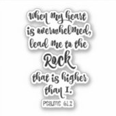 Psalms bijbelse versie sticker (Voorkant)