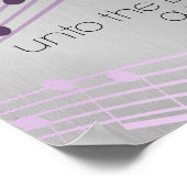 Psalms: Een nieuw Song naar de Heer sturen Poster (Hoek)