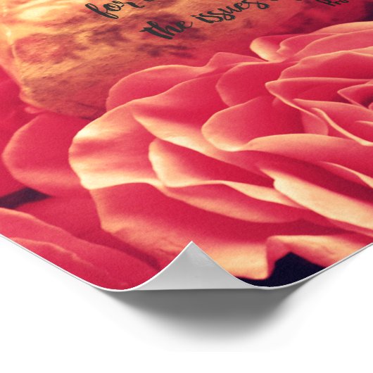 Psalms Heart Bible Verse Poster (Hoek)